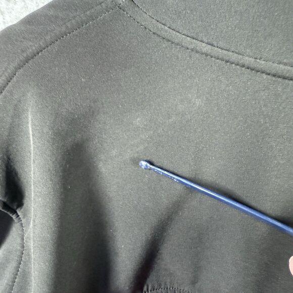 SwissTech Jacket Softshell Hybrid Mens Sz 2XL Black Red Heather Full Zip - Picture 12 of 12